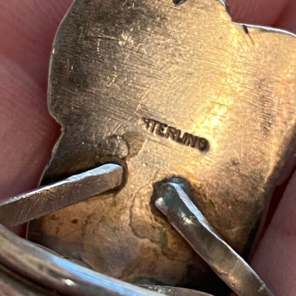 sterling lapis ring - Picture 14 of 15